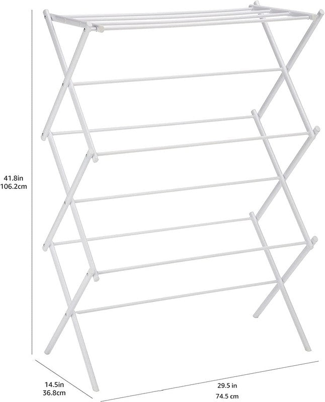 Foldable Portable Laundry Rack for Air Drying Clothing, Indoor Outdoor Use - 14.3