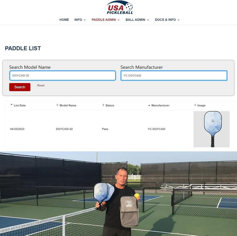 Pickleball Paddles Set of 4, USAPA Approved Pickleball Set, Fiberglass Pickle Ba6