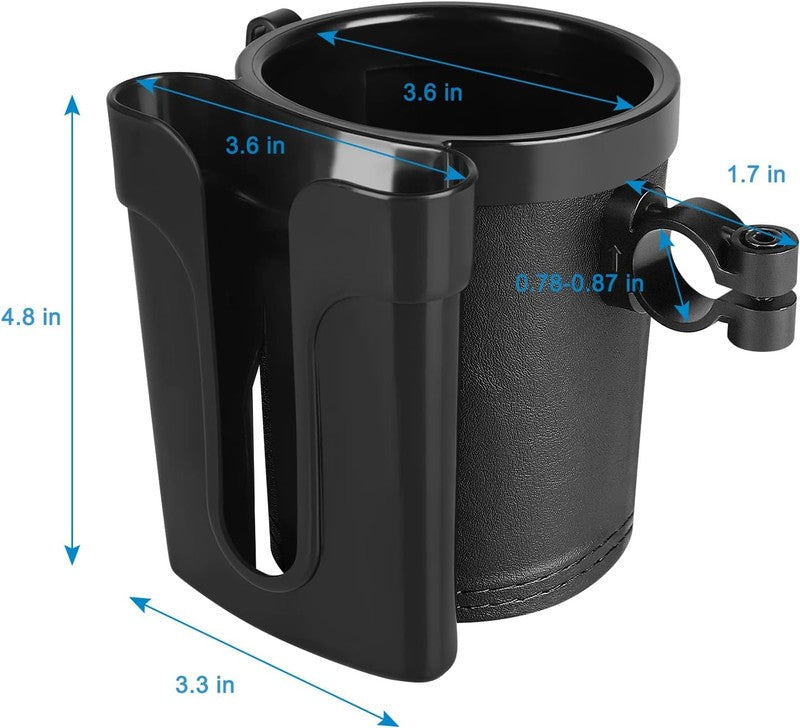 3-In-1 Bike Cup Holder with Cell Phone Keys Holder, Bike Water Bottle Holders, U6
