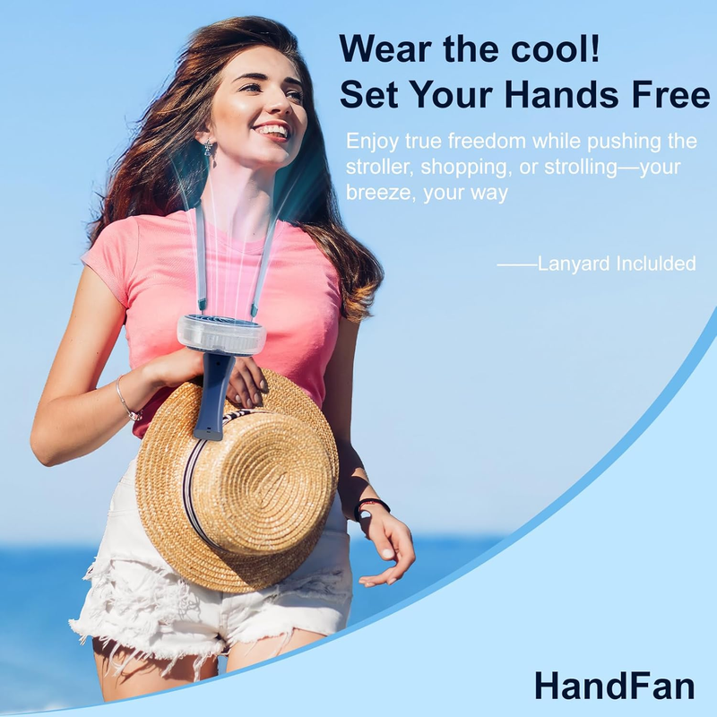 Portable Handheld Misting Fan USB Rechargeable Mini Cooling Royal Blue6