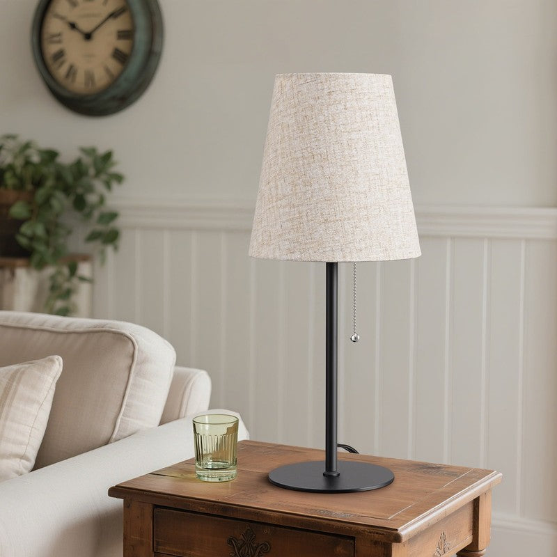 Table Lamps Set of 2 for Living Room Bedroom Pull Chain Switch2
