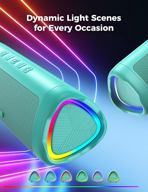 Portable Bluetooth Speaker 20W Wireless IPX5 Waterproof 24H Playtime2