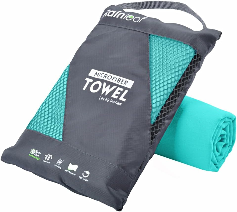 Microfiber Travel Towel Quick Dry Gym Camping Beach Pool Ultra Compact0