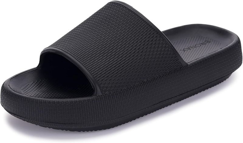 Pillow Slippers Women Men House Slides Cushioned Thick Sole Sandals9