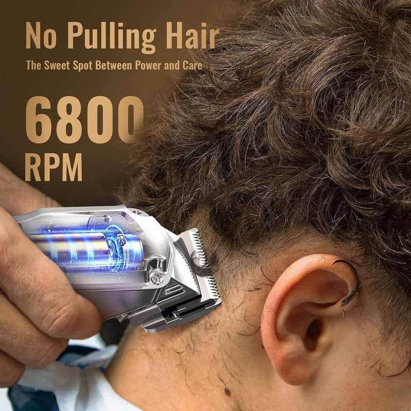 Cordless Hair Clippers & Trimmer Set for Men | Professional Barber Kit2
