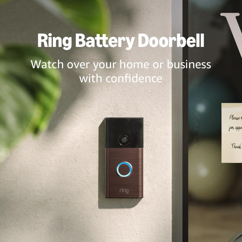 Battery Doorbell (Newest Model), Home or Business Security with Head-To-Toe Vide9