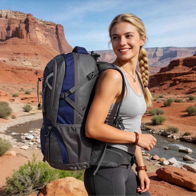 50L Hiking Backpack for Men Women, Outdoor Camping Backpacking Backpack, Lightwe5
