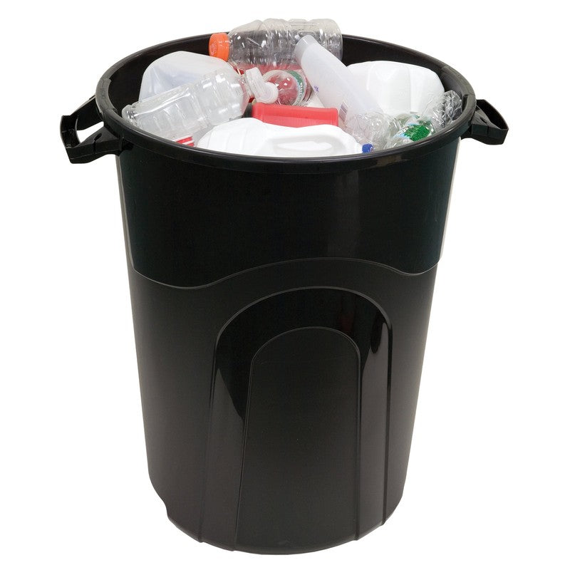 32 Gallon Heavy Duty Injection Molded Trash Can with Click Lock Lid2