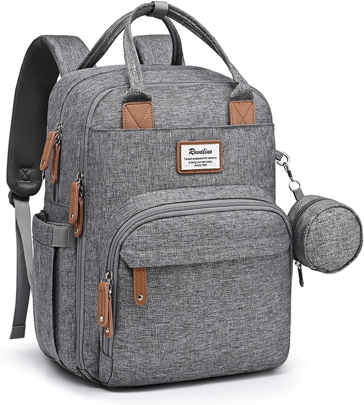 Diaper Bag Backpack Multifunction Travel Baby Diaper Bag with Changing Pad, Insu9