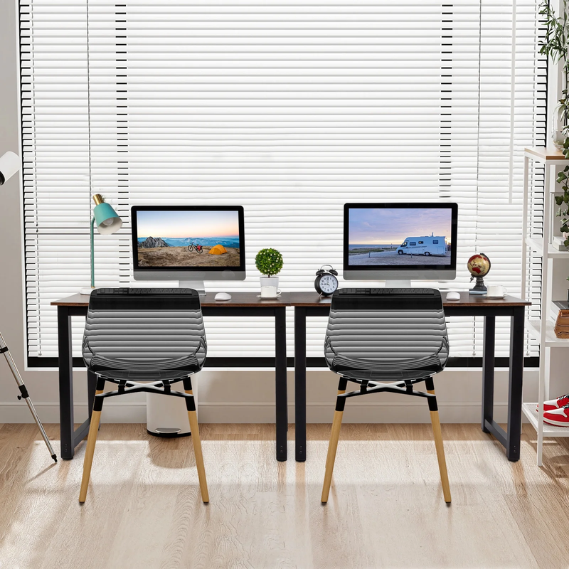 43.3in Wood Computer Desk Laptop Study Table Workstation Home Office2
