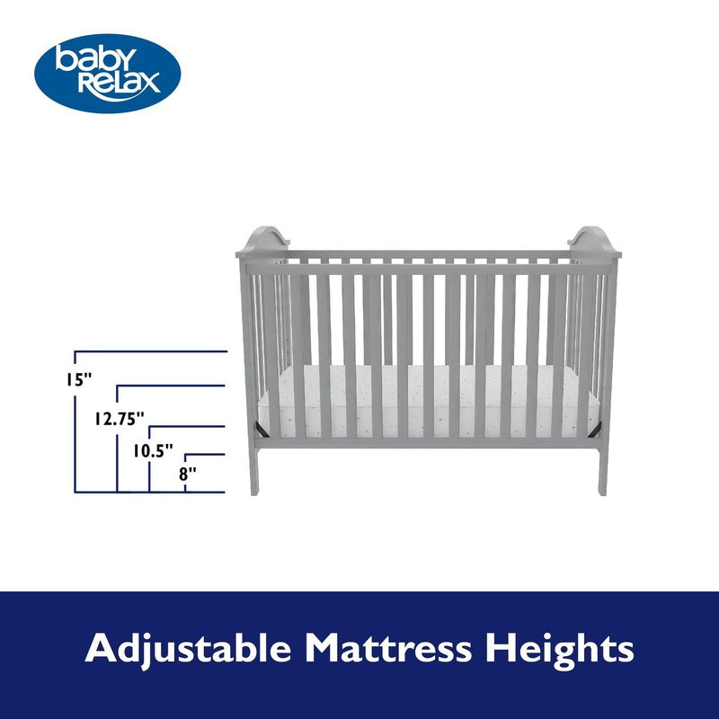 Adele 3-In-1 Convertible Crib, Light Gray6