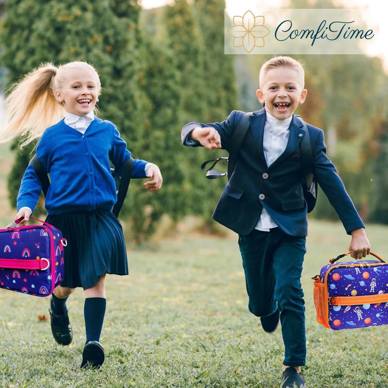 Lunch Bag for Kids – Insulated Lunch Box for Girls and Boys, Cute Reusable Coole8