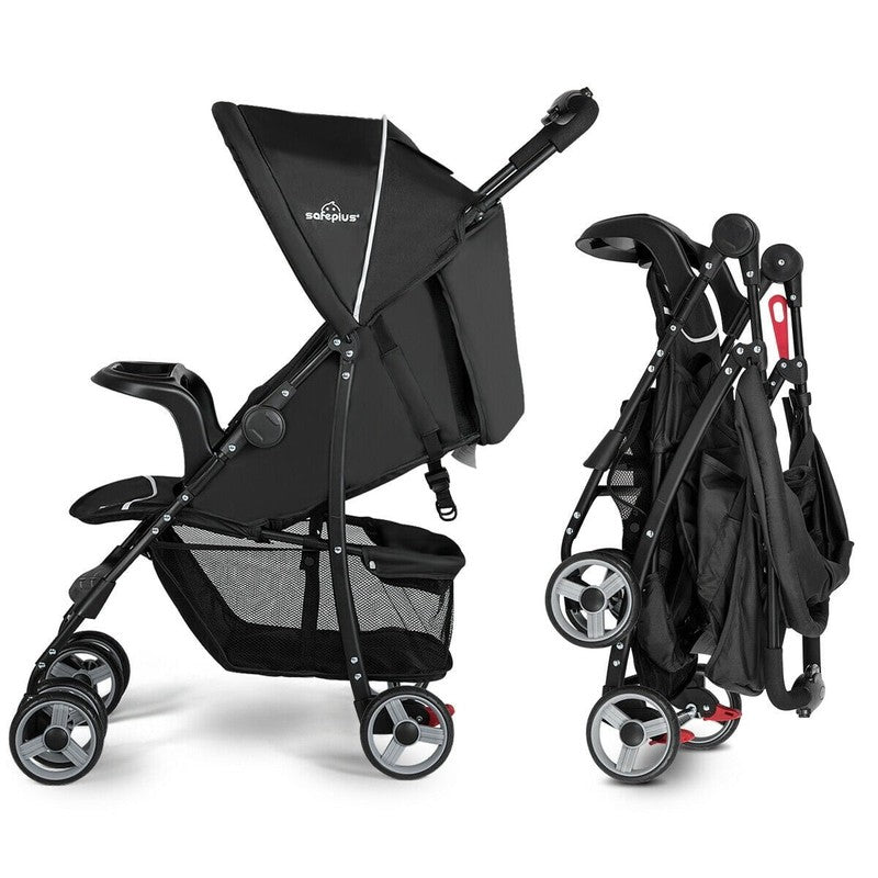 Foldable Lightweight Baby Stroller Travel Pushchair 0-36 Months Age Group 13 Lbs8