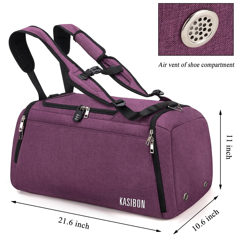 Gym Bag for Men Sports Duffel Bags for Travel 42L Waterproof Gym Duffle Bags4