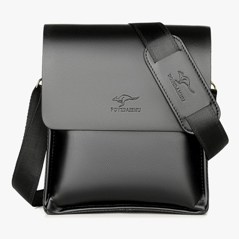 Mens Leather Crossbody Messenger Bag Shoulder Travel Work Business Purse2