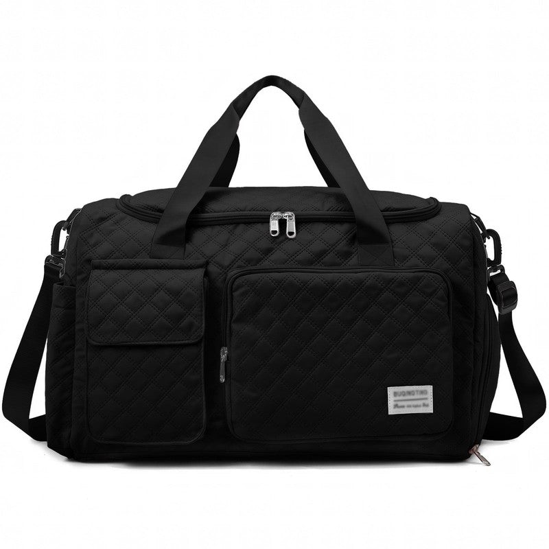 Travel Duffle Bag for Women Men, Weekender Overnight Bags Carry on Gym Bag with8