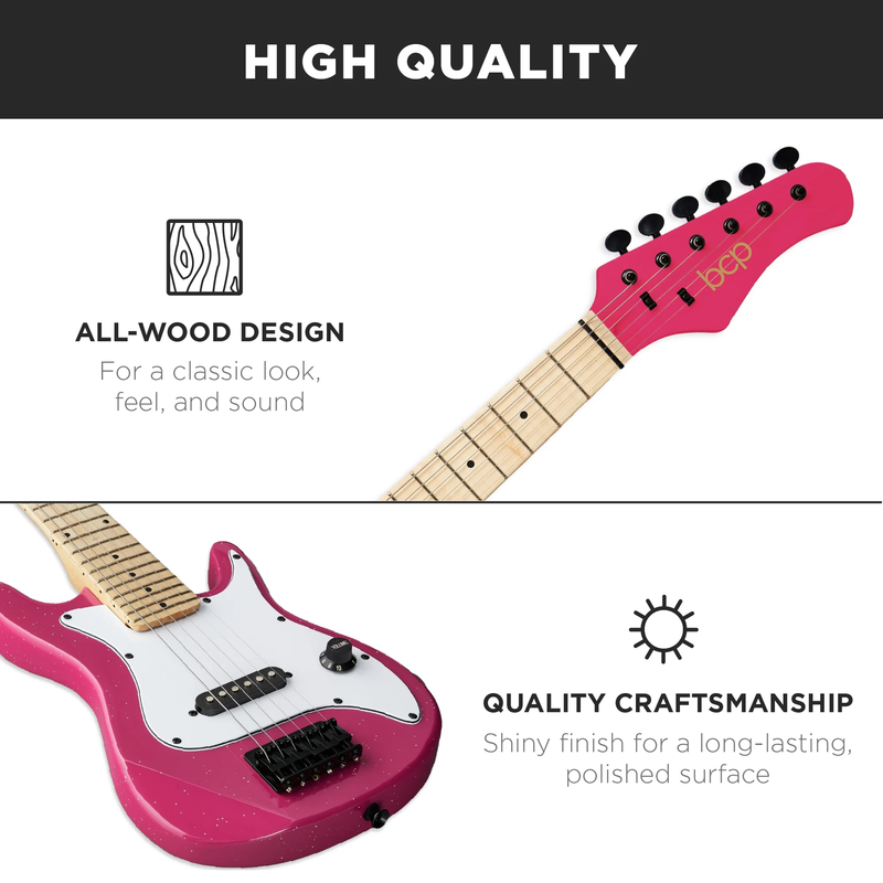 Walmart Exclusive 30In Kids Electric Guitar Beginner Starter Kit W/ 5W Amplifier5