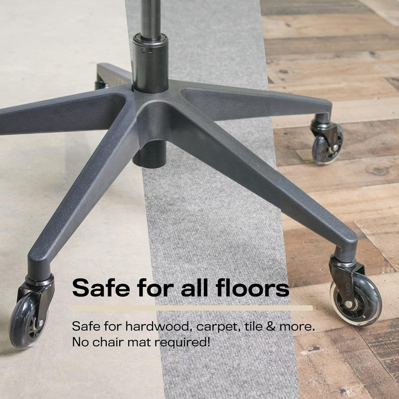 Rollerblade Office Chair Wheels, Quiet Casters for Hardwood & Carpet, Set of 52