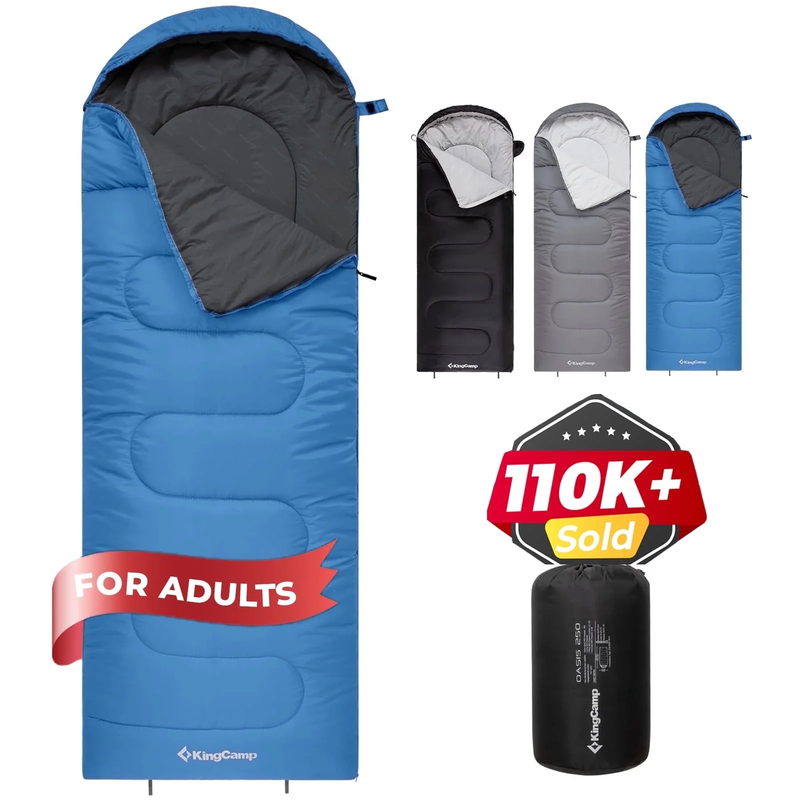 Sleeping Bag for Adults 3-Season Lightweight Sleeping Bags for Camping, Backpack10