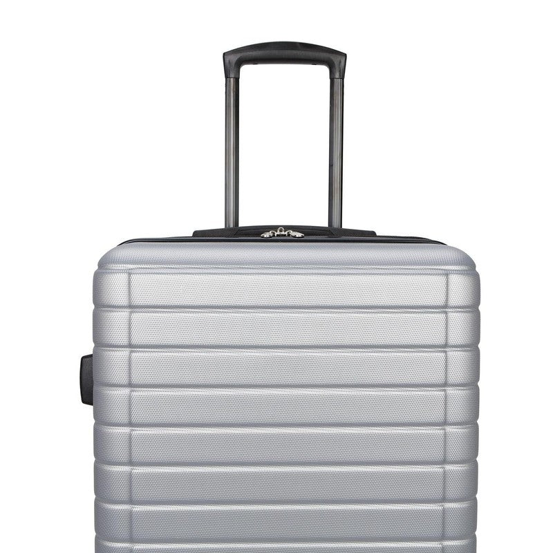 Protégé Vacationer 20" Carry On Expandable Hardside Luggage Silver Spinner9