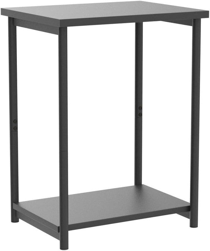 Set of 2 Side Tables Small End Tables Nightstand for Living Room Bedroom Black4