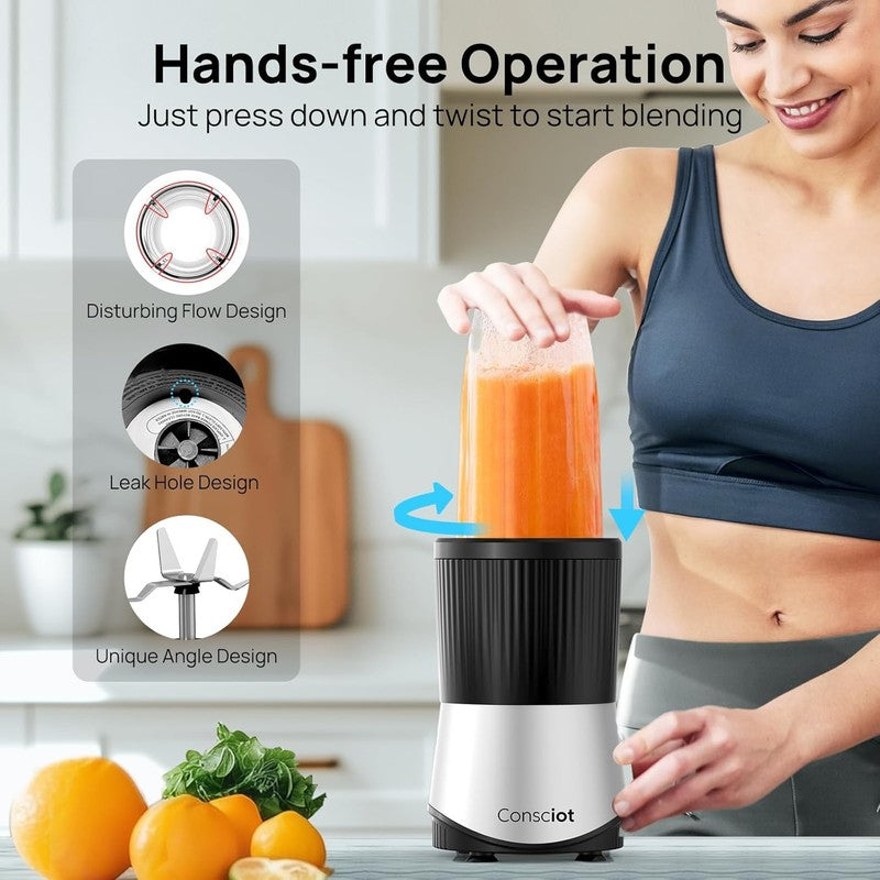 Personal Blender 900W for Shakes, Smoothies, Baby Food + 3 Cups2
