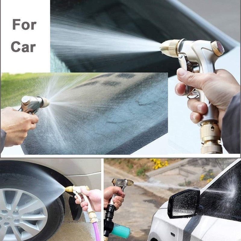 Metal Garden Hose Nozzle 4 Mode High Pressure Sprayer for Plants & Car5