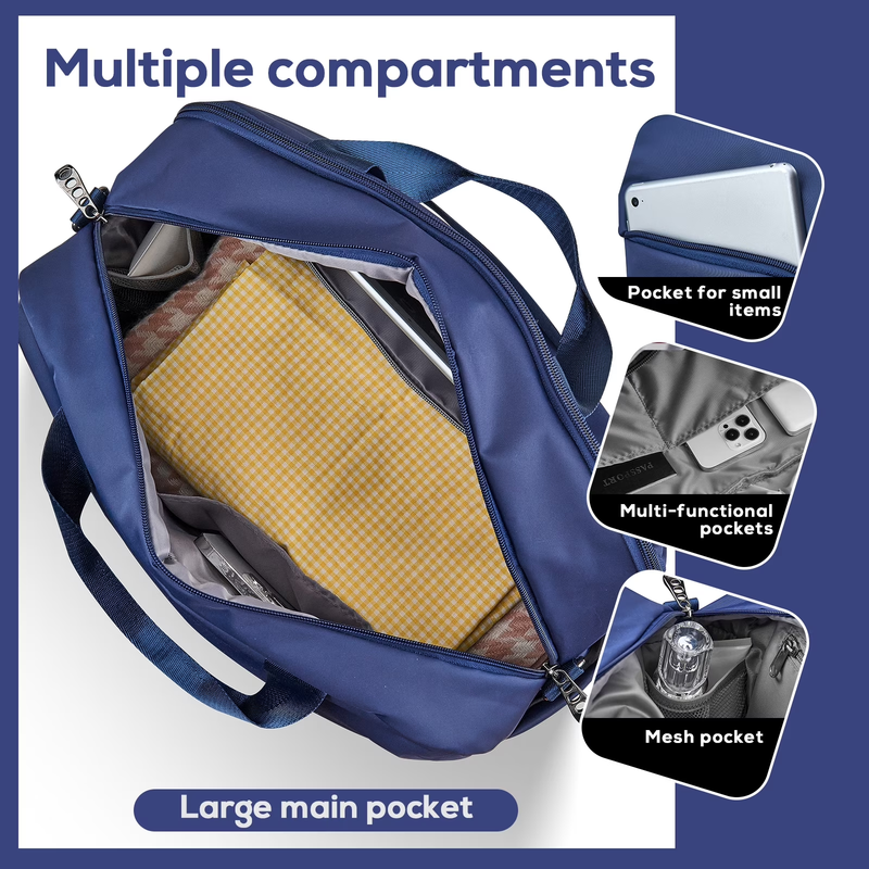 Travel Duffel Bag 15.6in Laptop Compartment Carry On Gym Weekend Bag1