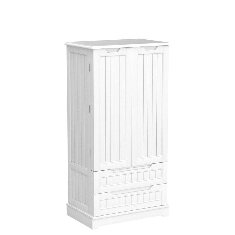 47" Kitchen Pantry Cabinet – 2 Drawers, 2 Shelves & 6 Side Shelves, Magnetic Clo4