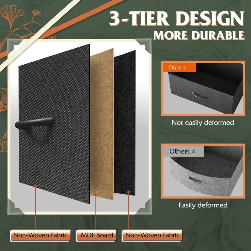 9 Drawer Dresser, Fabric Storage Tower for Bedroom, Hallway, Entryway, Closet, T5