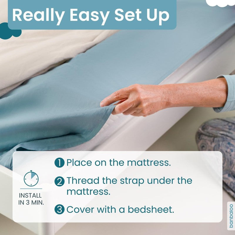 Toddler Bed Bumper 53" | Safe Bed Rails for All Bed Sizes | Foam Barrier4