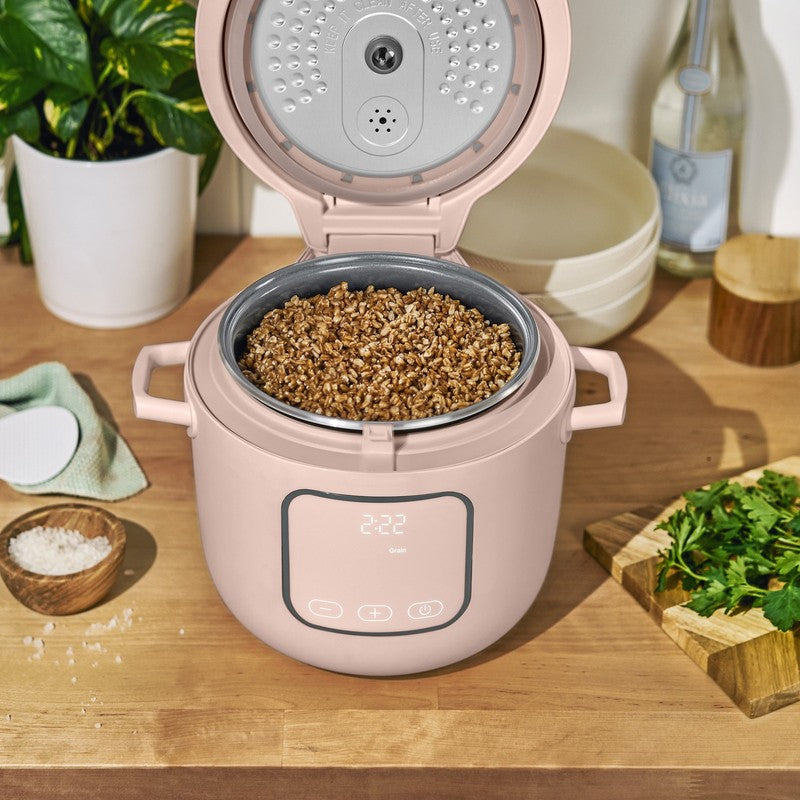 Drew Barrymore 14-Cup Rice & Grain Cooker Ceramic Nonstick Rose8