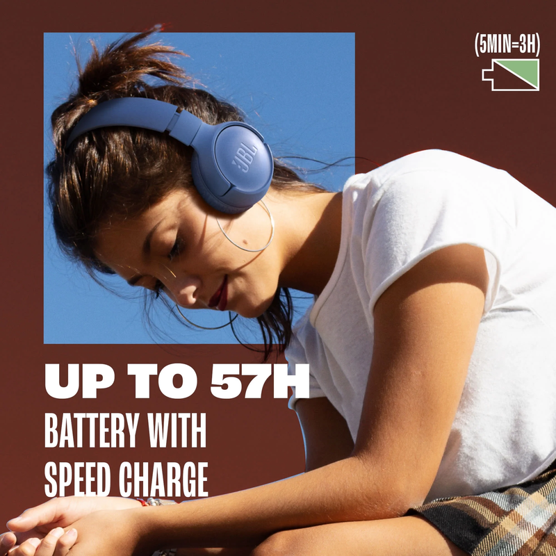 Tune 520BT - Wireless On-Ear Headphones - Immerse in  Pure Bass Sound Wherever Y2