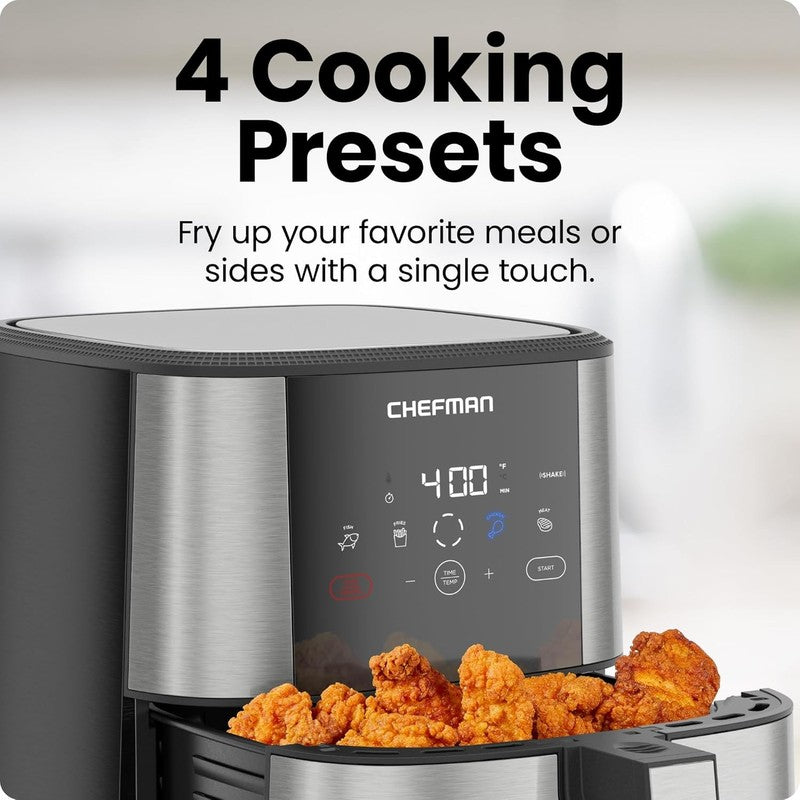 5Qt Turbofry Touch Air Fryer Large Family Size Digital Stainless Steel4