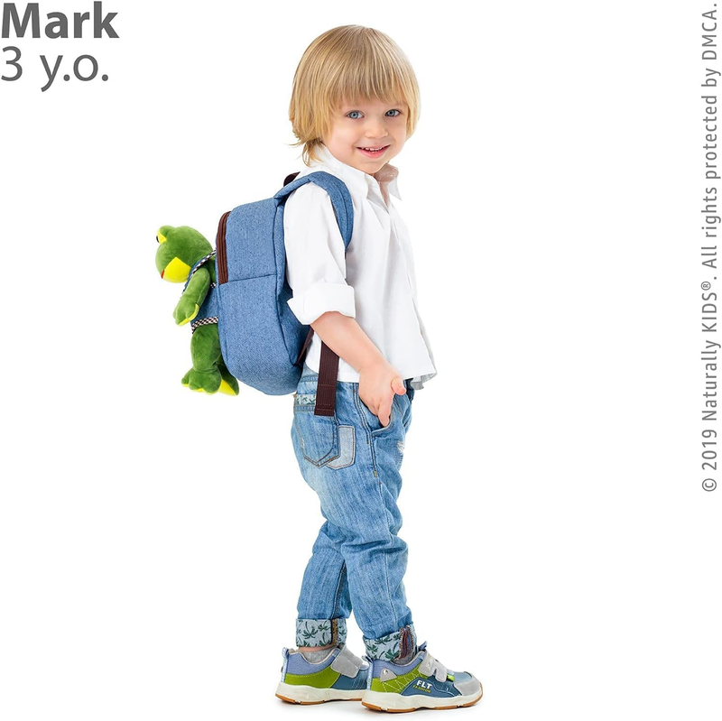 Frog Backpack Plush Stuffed Animal Toddler Backpack Kids Gift Green4