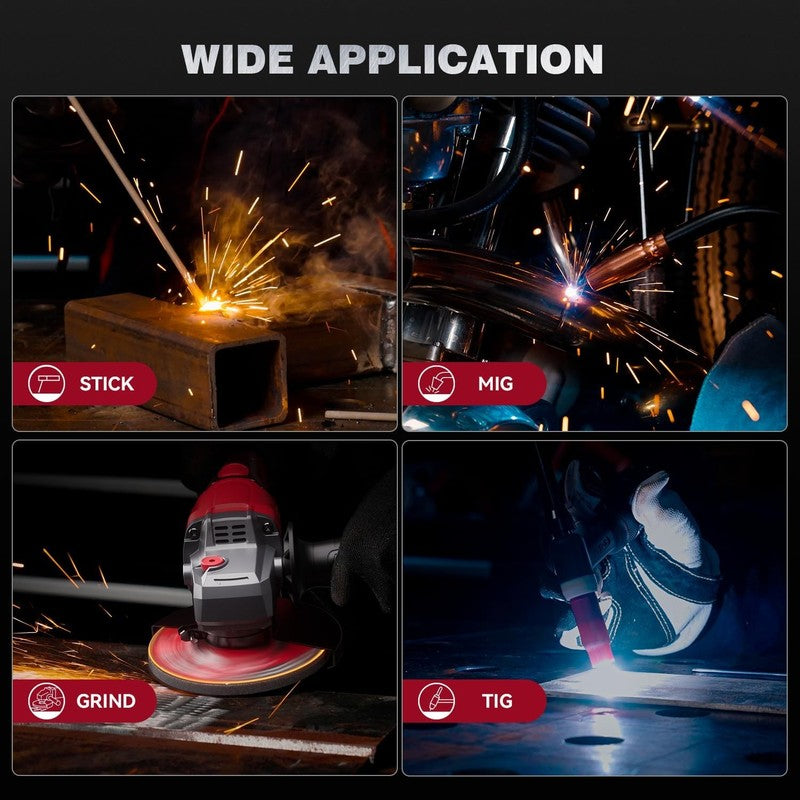 Auto Darkening Welding Helmet HSH S800 True Color Solar Arc Sensor6