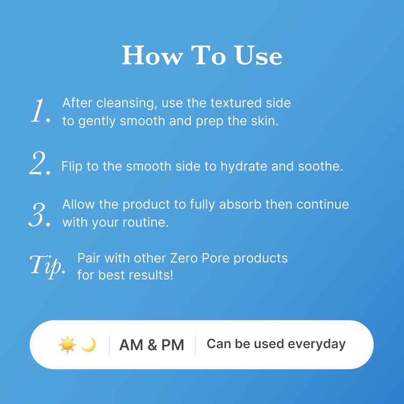 Zero Pore Pad Mild 2.0 Toner Pads 70ct PHA Exfoliating Korean Skincare5