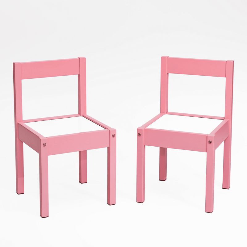 Child 3-Piece Table and Chairs Set, in Blush Rose Age Group 1 to 5 Years Old2