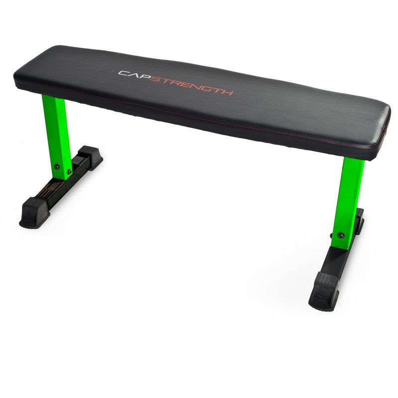Strength Flat Utility Weight Bench 600LB Capacity Green Home Gym7