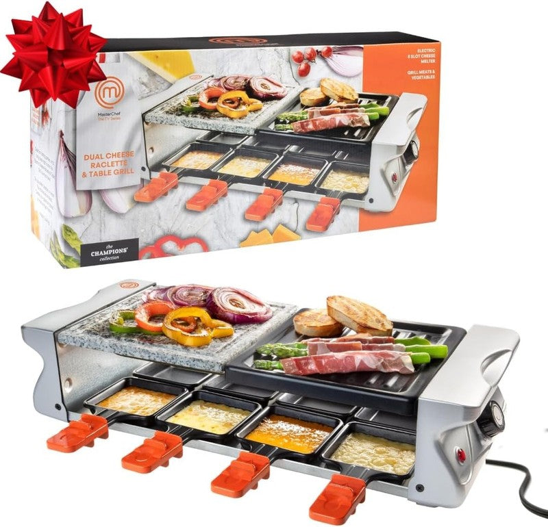 Electric Raclette Table Grill Smokeless Korean BBQ 8 Person Nonstick9
