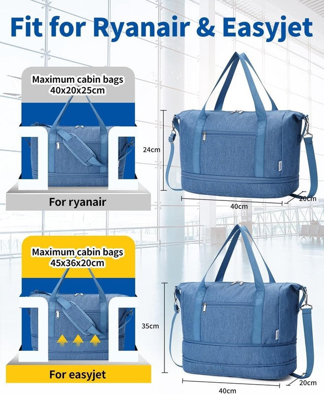 Travel Duffel Bag for Spirit Airlines Personal Item Bag 18X14X8 Underseat Carry 1