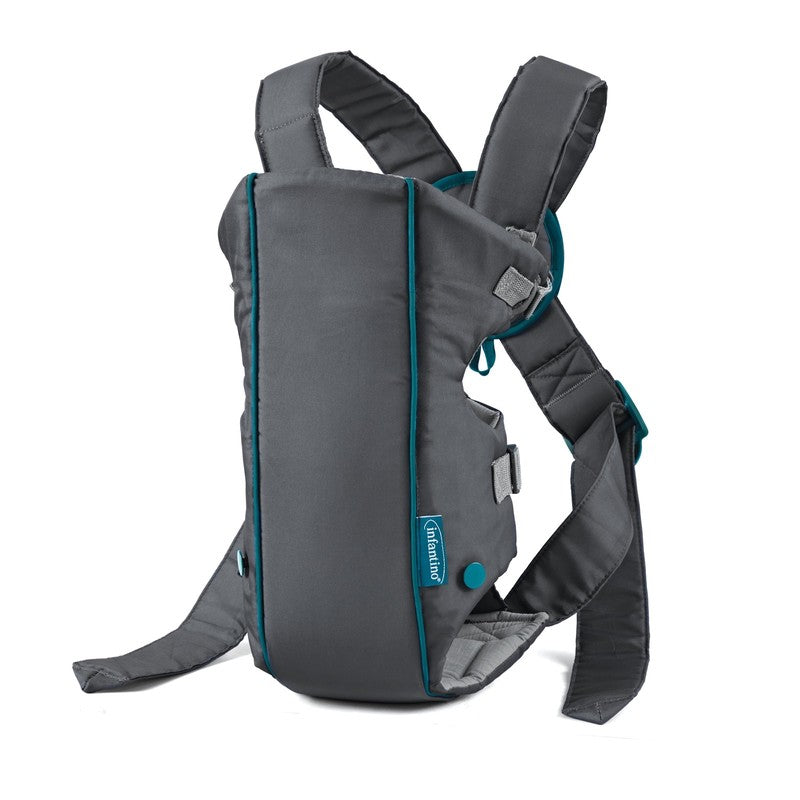 Swift Classic Baby Carrier with Wonder Cover Bib, 2-Position, 7-26Lb, Gray1