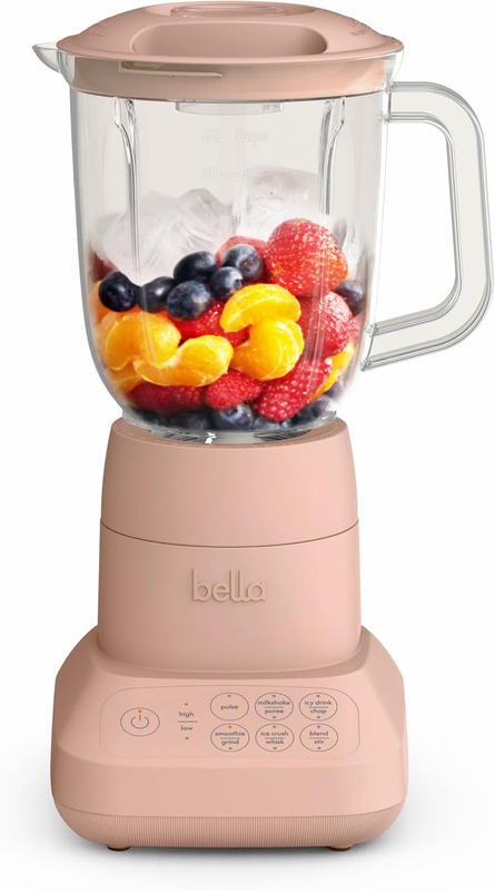 10 Speed Blender Juicer Smoothie Maker 48Oz Slim 450W Blossom Dishwasher Safe0
