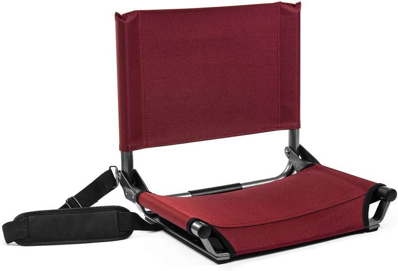 Lightweight Stadium Seat w/ Bleacher Hook for Sports & Outdoor Events0