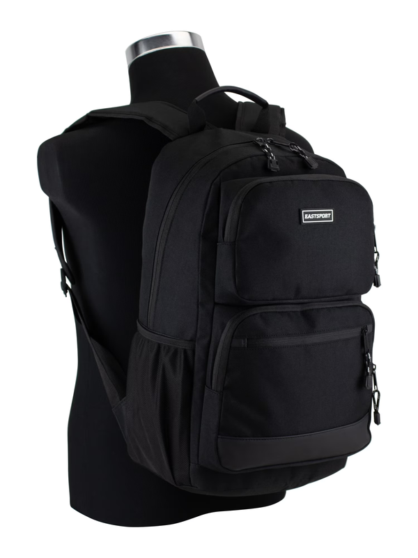 Unisex Aurora Core 17" Backpack Laptop School Bag Black2