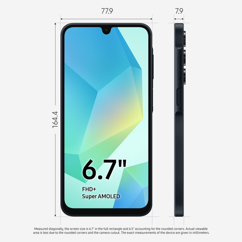 AT&T  Galaxy A16 5G, 128GB, Blue Black   Prepaid Smartphone4