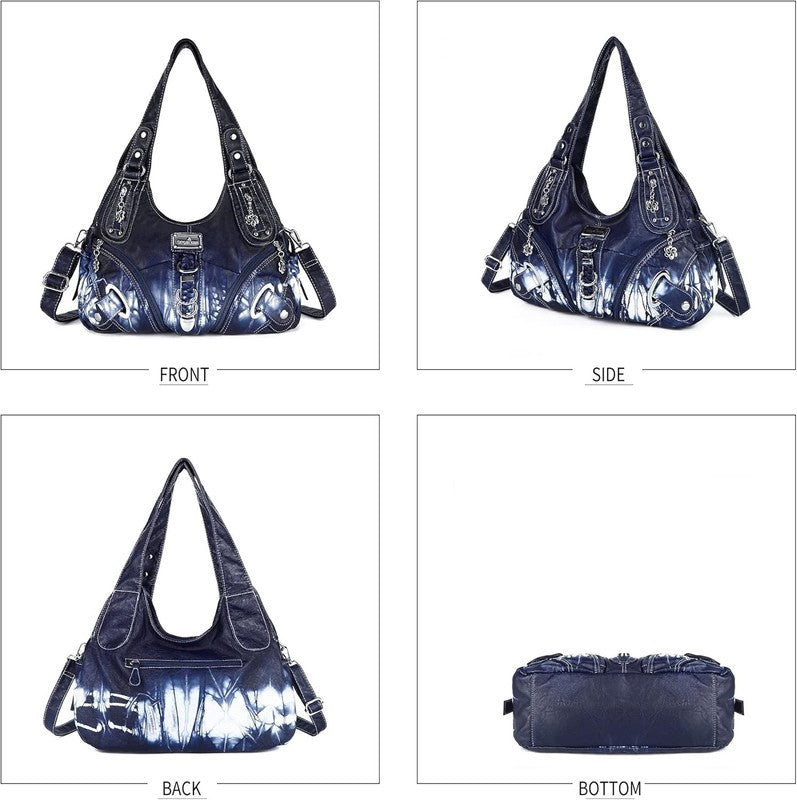 Angelkiss Women’s Large Hobo Satchel Shoulder Handbag Purse3
