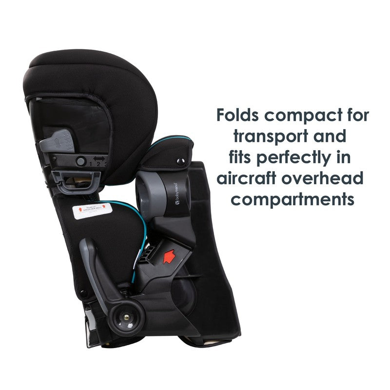 Aqua Tech 2-in-1 Folding Booster Car Seat for Kids 40-100lbs, Blue8