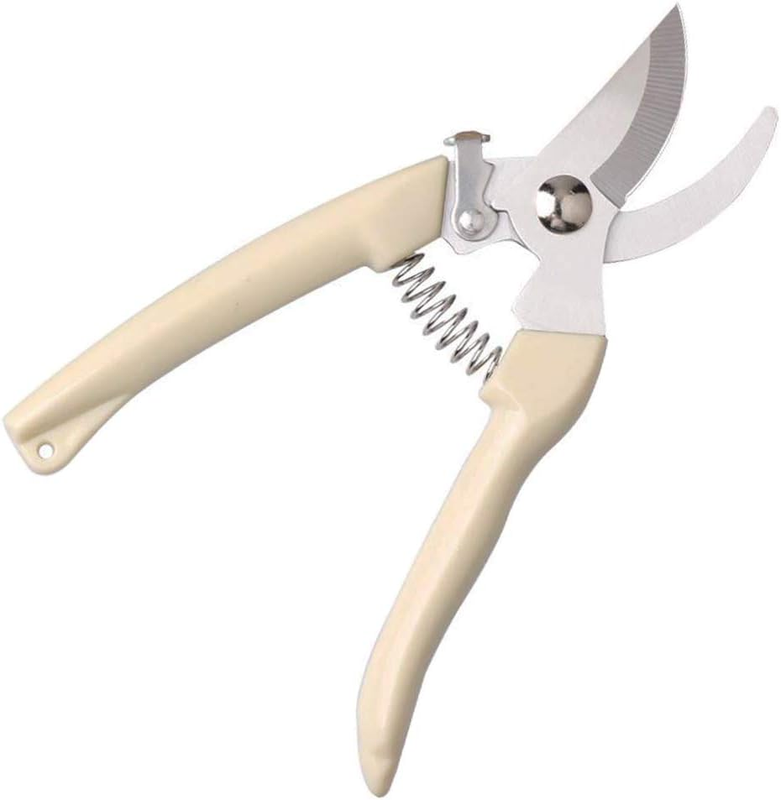 Premium 3CR13 Garden Shears for Pruning, Picking & Floristry - White5