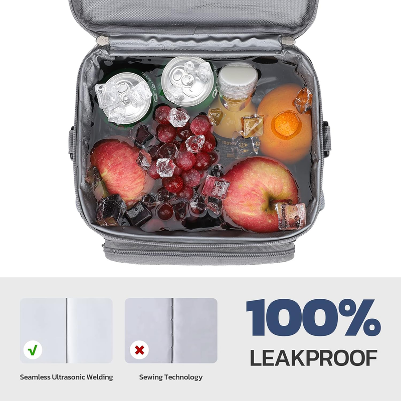 Insulated Lunch Bag for Men Women, Leakproof Cooler Lunch Tote Bag, Portable2